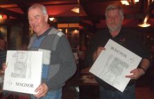 Årets støver finsk støver Utanmyra Paavo, Øystein Frorud og Drever Sagløkkens B-Luna til, Arild Andersen